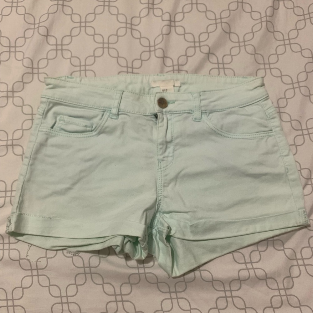 H&M Mint Green Shorts